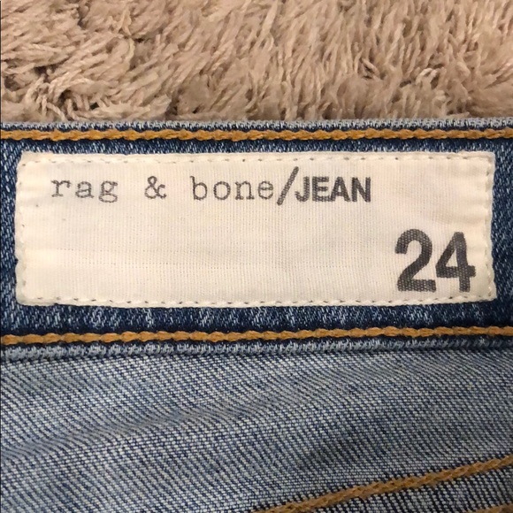 Rag & Bone Distressed Skinny Jean Everton Wash - Picture 6 of 8